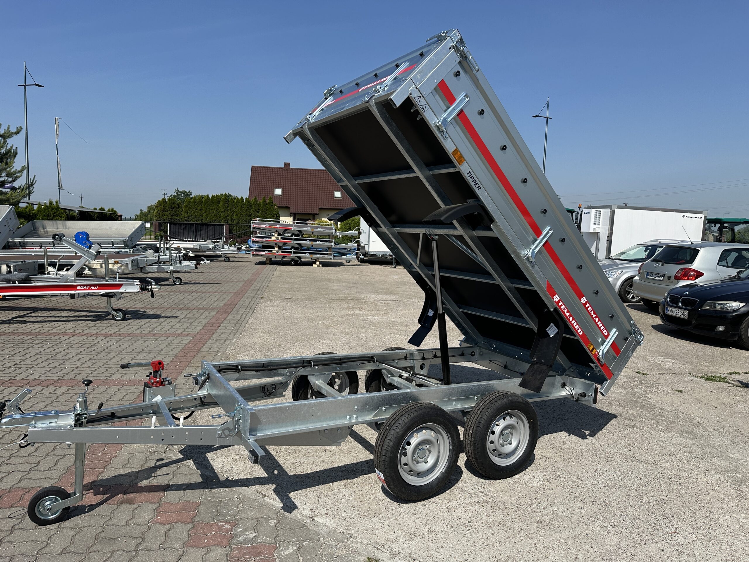 Remorque benne basculante à deux essieux Tipper 2515 : 750 kg – Image 5