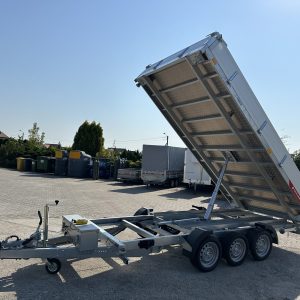 Remorque benne basculante à trois essieux Temared Tipper 3 500 kg