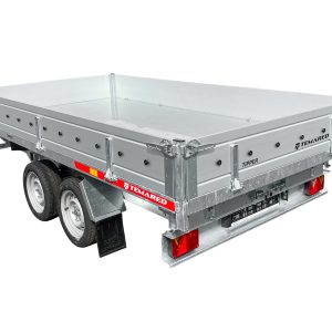 Remorque basculante à deux essieux Temared Tipper 3217/3