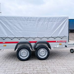 Remorque voiture à deux essieux avec bâche 300-750 kg