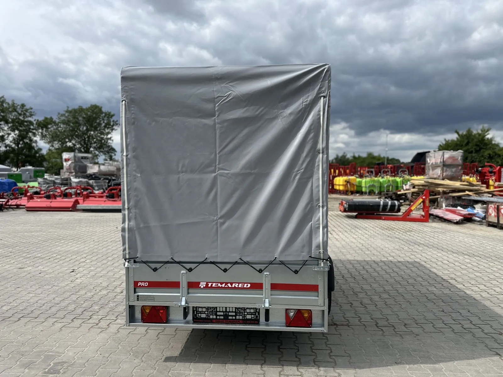 Remorque voiture 300×150 deux essieux avec bâche – Image 5