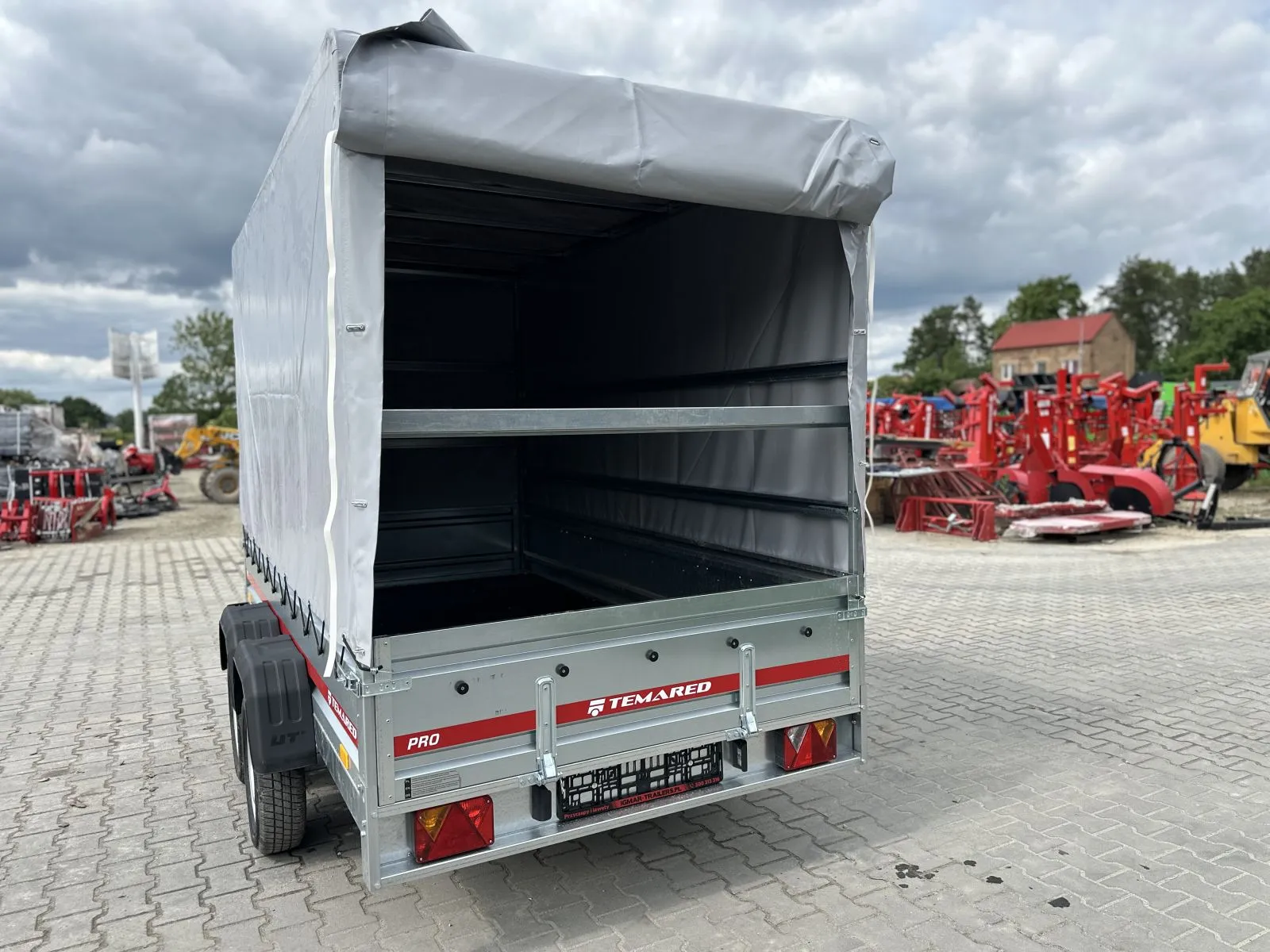 Remorque voiture 300×150 deux essieux avec bâche – Image 7