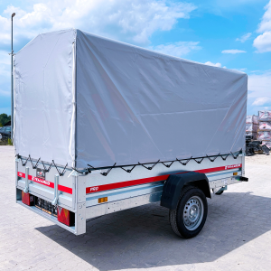 Remorque voiture simple essieu avec bâche 750 kg